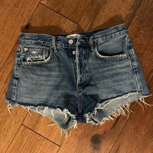 Agolde Parker Denim Shorts EUC